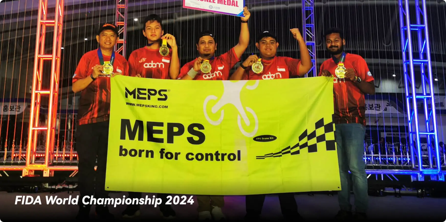 FPV races sponsored by mepsking：fida world championship 2024